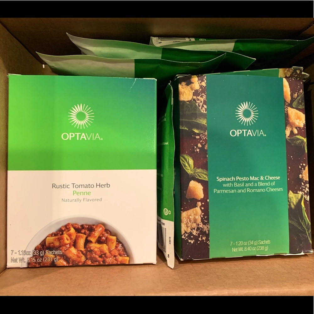 OPTAVIA Rustic Tomato Penne & Spinach Pesto Mac n’ cheese with BONUS fuelings!